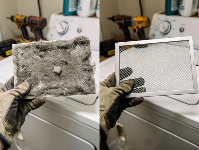 Professional lint trap cleaning by East Hemet Dryer Vent Cleaning in East Hemet